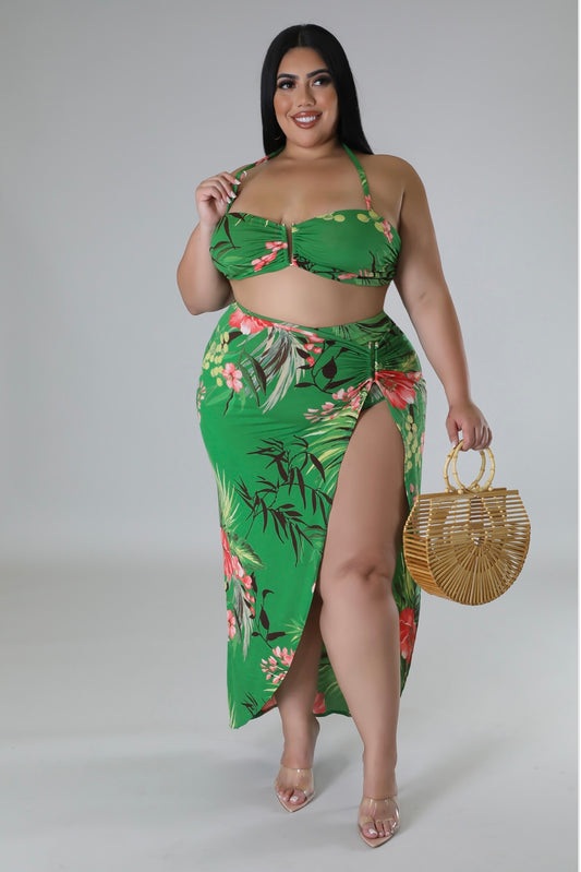 3pc TROPICAL DREAMS | SWIM SET